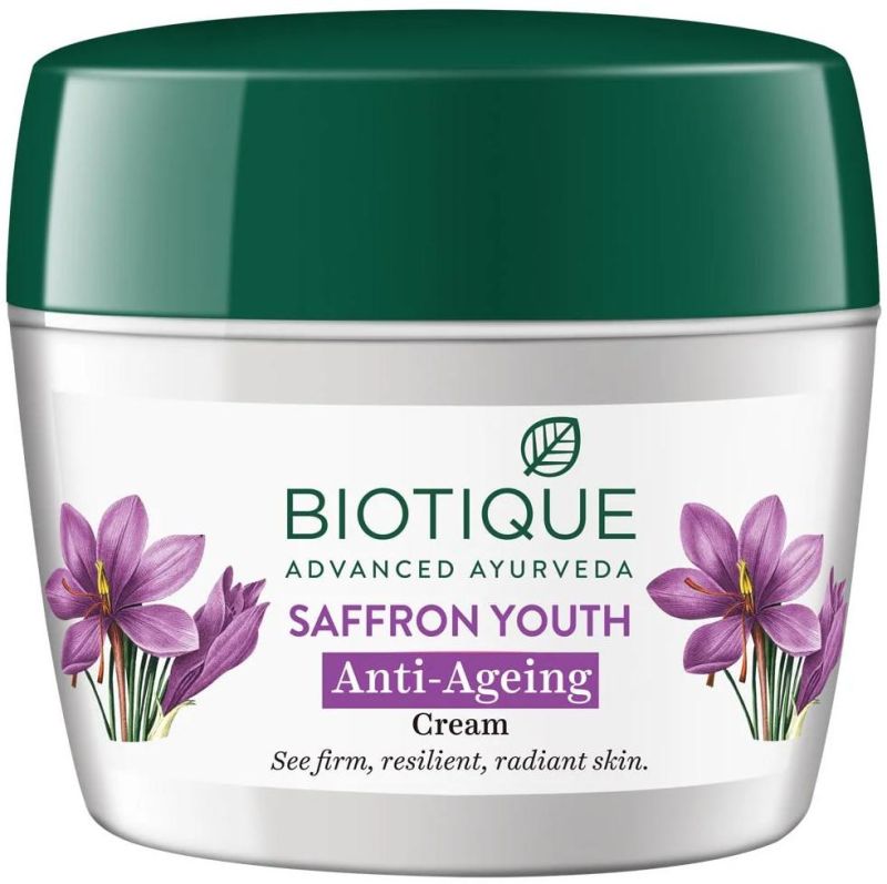 Biotique Saffron Youth Anti-Ageing Cream, for Skin Care, Gender : Unisex