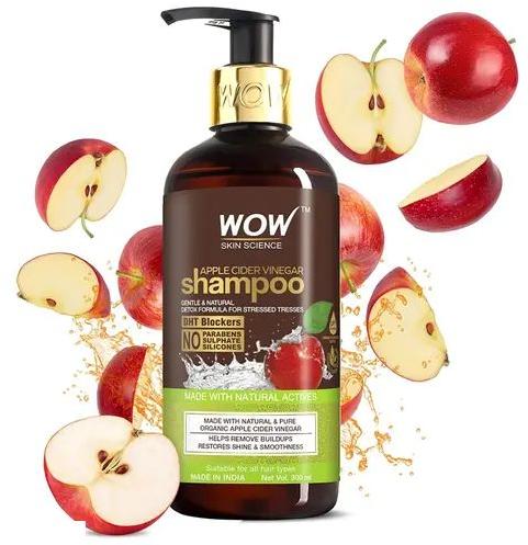 WOW Apple Cider Vinegar Shampoo, Packaging Size : 250ml