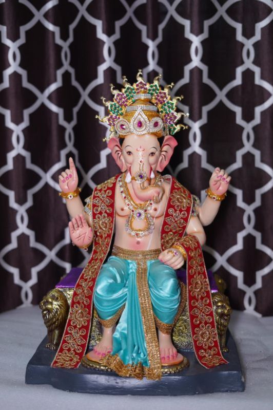 Clay Powder POP Ganesh Idols, Color : Multicolor at Rs 2500 in Amravati ...