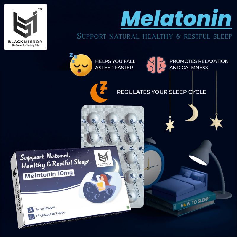 Black Mirror Melatonin Tablets