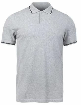 Grey Unisex Cotton Polo T-Shirt, Size : All Sizes