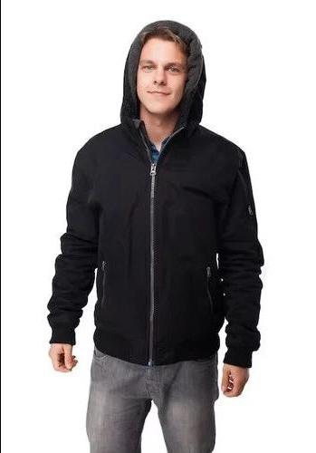 340 GSM Mens Zipper Hoodie, Size : All Sizes