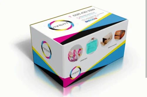 Multicolor Printed 5 Ply Duplex Corrugated Box, for Packaging Use, Shape : Rectangular