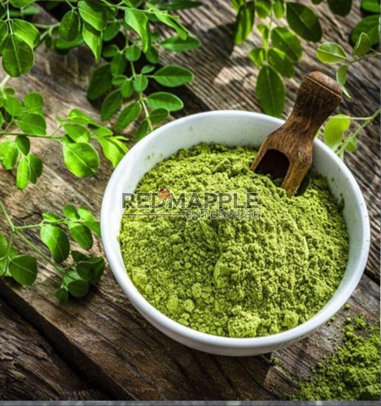 Green Moringa Powder, for Medicines Products, Cosmetics, Style : Dried