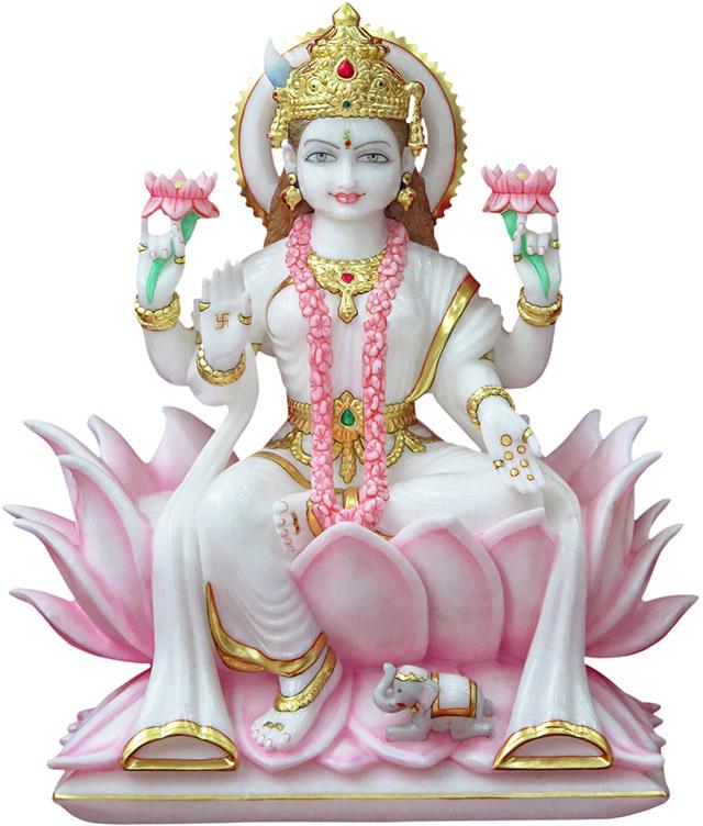 Laxmi Marble Statue