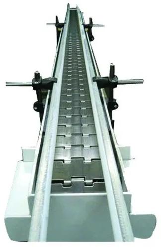 Stainless Steel Chain Drive Automatic Slat Conveyor