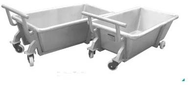 Mild Steel Manual Butter Trolley, Color : Silver