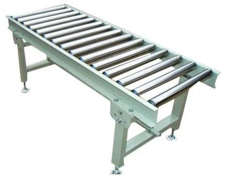 Stainless Steel Gravity Roller Conveyor, Loading Capacity : 45-50kg