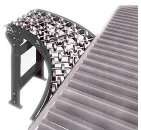 Automatic Stainless Steel Skate Wheel Conveyors for Moving Goods