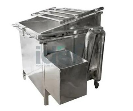 Polished Stainless Steel Vegetable Washer Basket Type, Color : Silver