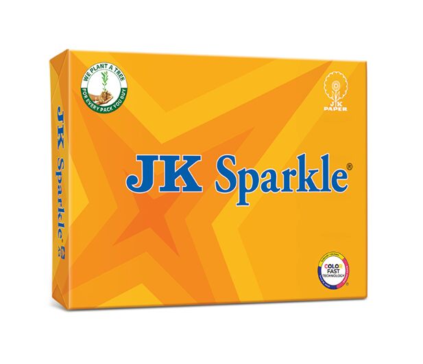 JK Sparkle 75 GSM A4 500 Sheets (Pack of 1 Ream)
