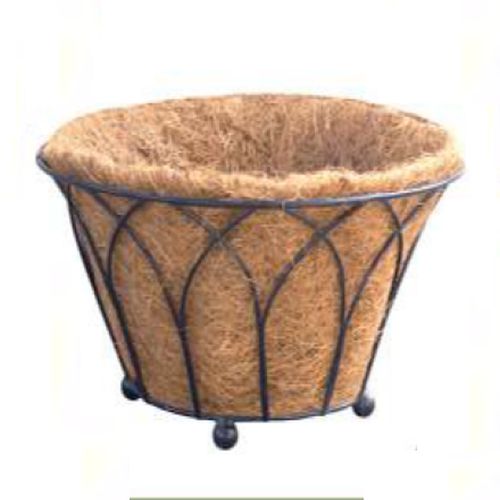 Garden Deco Coir Floor Basket, Shape : Round