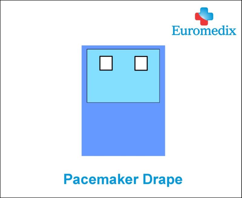 Euromedix Healthcare SMS Nonwoven Fabric Plain Pacemaker Drape for Ophthalmic