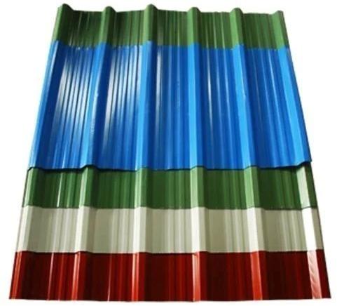 Steel Multicolor Coated Roofing Sheet, Length : Up To 8 Meters