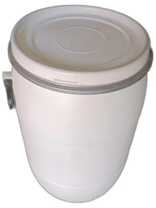 Round 50 Ltr Plastic Drum, for Industrial, Color : Blue, Red, White