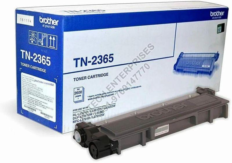 Black 0-500gm PP Brother TN-2365 Toner Cartridge, for Printers Use