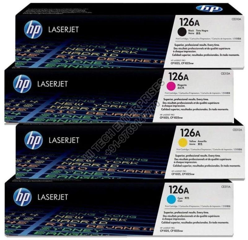 HP 126A Toner Cartridge Set, for Printers Use, Packaging Type : Box