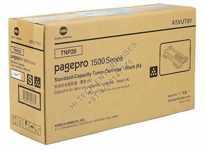 Black Konica Minolta TNP-28 Toner Cartridge, for Printers Use, Packaging Type : Box