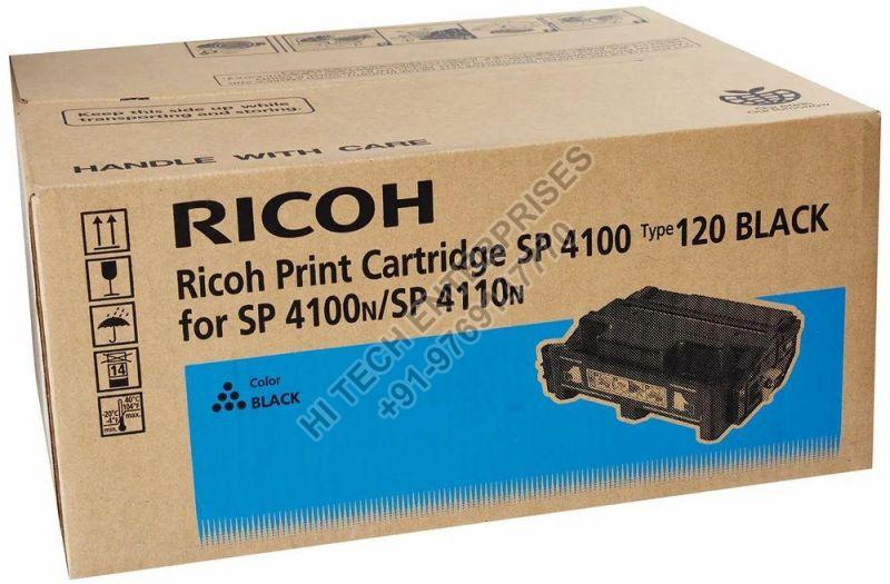 Black 0-500gm PP Ricoh SP4100 Toner Cartridge, for Printers Use, Packaging Type : Box