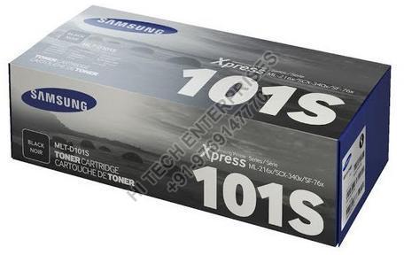 Black Sumsung PP Samsung 101S Toner Cartridge, for Printers Use, Packaging Type : Box