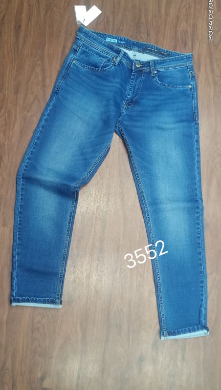 DN3552 Mens Ankle Fit Denim Jeans, Size : 30 to 38 Inch