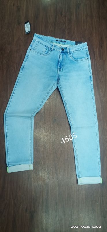 DN4585 Mens Ankle Fit Denim Jeans, Size : 30 to 38 Inch