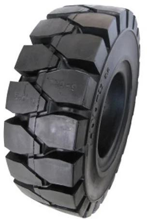 Black Solid Rubber Tyres 6-50x10, For Commercial Vehicle, Feature : Heavy Loadable