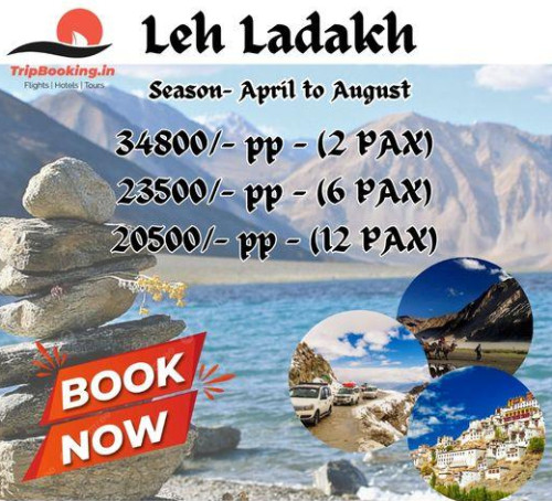 Ladakh Tour Package 2024 - Tripbooking