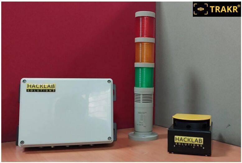 Trakr Forklift Bus Crane Anti Crash System