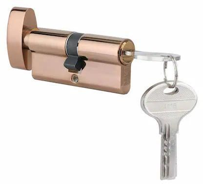Rose Gold 70mm OSK Mortise Cylinder Lock