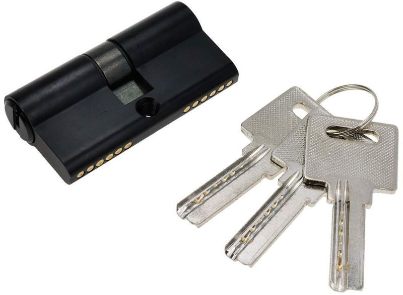 Z Black 60mm Both Side Key Cylinder Lock