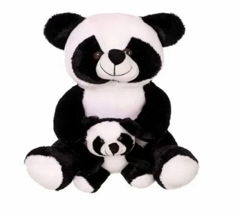 Plain Fiber Teddy Panda For Interior Decor