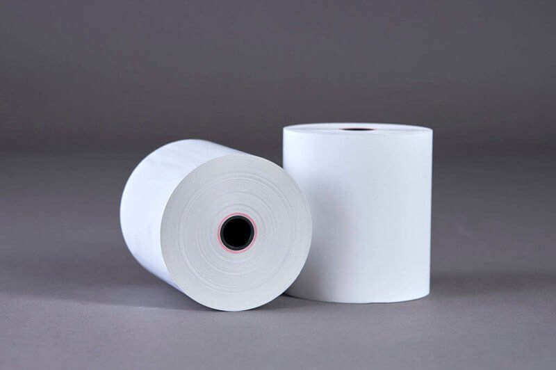 Plain Glossy Lamination Paper Printer Lebal Barcode Sticker Roll for Bags