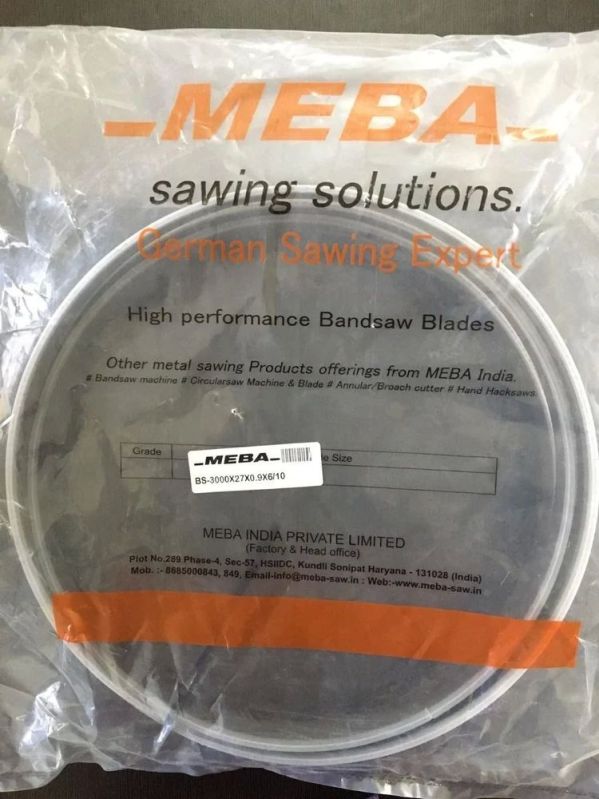 MEBA BS 3000X27X0.9X610 mm Band Saw Blade