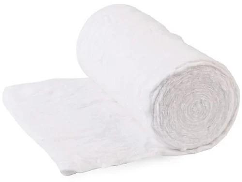 Plain Raw Cotton Bundle, Color : White