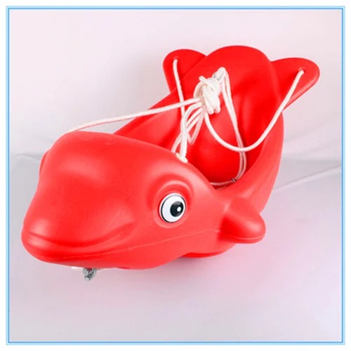 Red Dolphin Swing, for Home, Play School, Size : L27.5 x W15.5 x H12.5