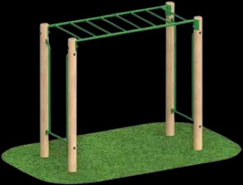 Green Polished Steel Monkey Bars, Feature : Durable, Nice Finish