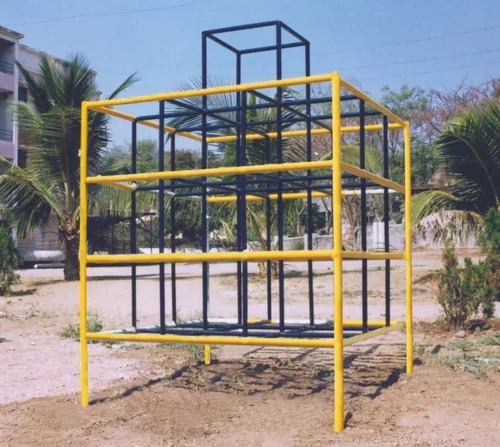 Polished Stainless Steel Square Jungle Gym