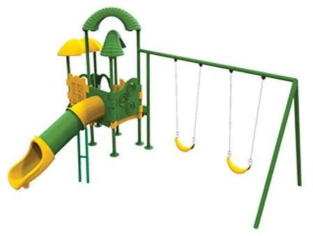 Metal Swing Land Playcentre, for Children Playing