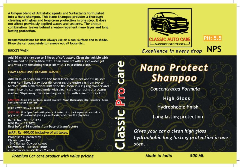 Nano Magic Car Shampoo
