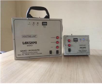 Lakshmi Remote Control Hooter, For Railway, Feature : Easy To Use, Fast Working, Stable Performance