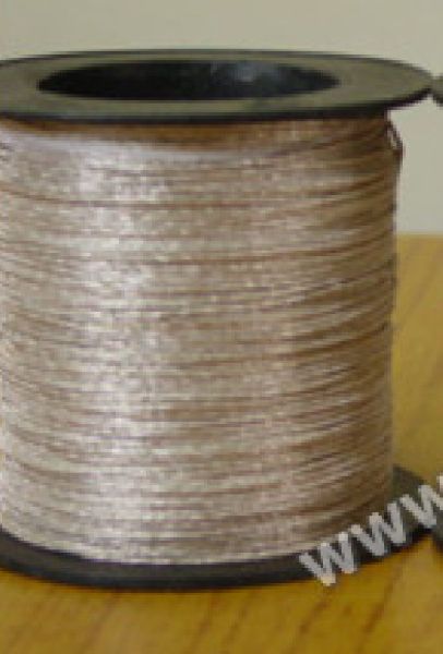 Copper Tinsel Braided Lead Wire, Color : Silver