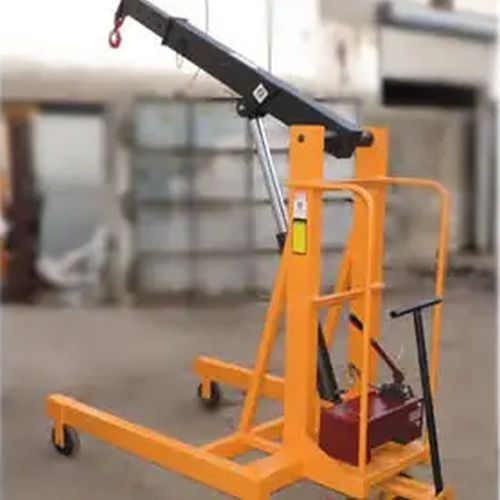 Cranetech Equipments Hydraulic Floor Crane, Color : Yellow