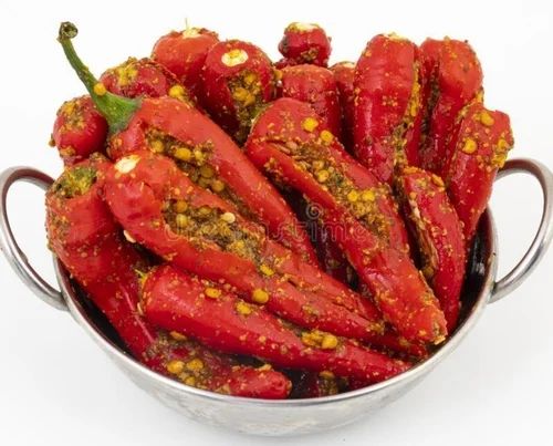 Red Chilli Pickle, Taste : Spicy