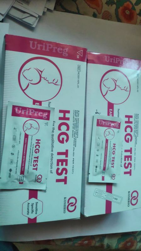 Khoshiboo Plastic pregnancy test strips for Clinical, Home Purpose, Hospital