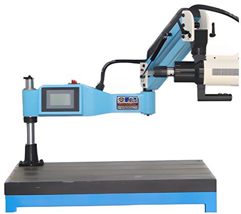 Blue Automatic Flexible Arm Tapping Machine