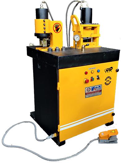 420 V/50 Hz Heavy Duty Busbar Working Machine