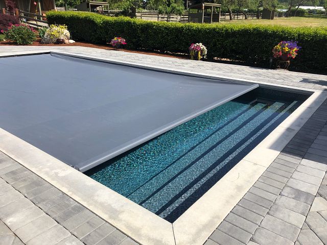 Plain PVC Swimming Pool Cover, Color : Black