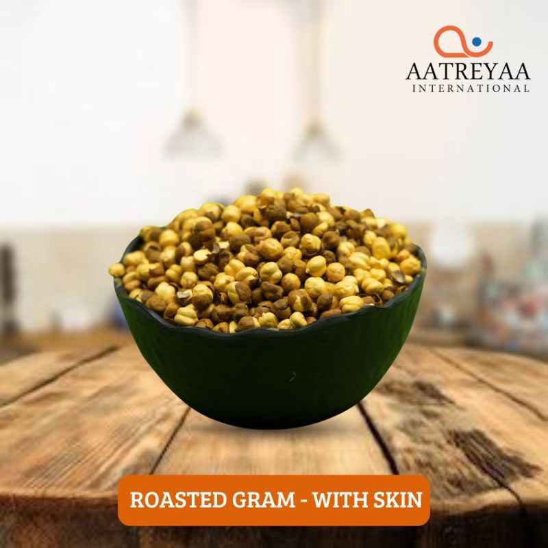 Roasted Gram With Skin Chana for Human Consumption