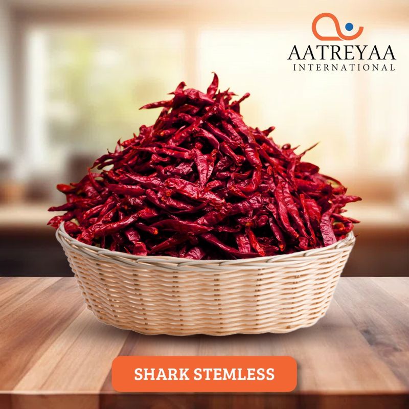 Shark Stemless Dry Red Chilli for Cooking